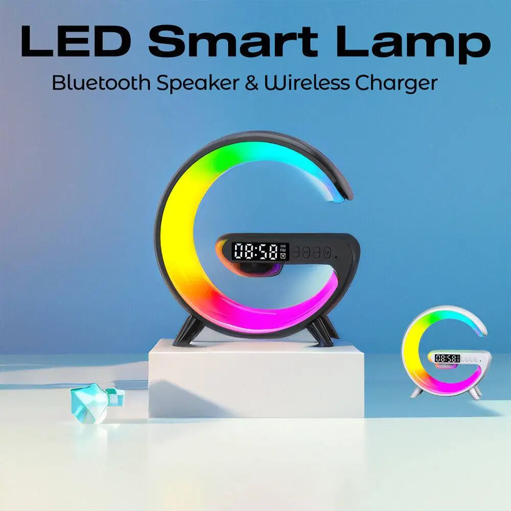 Smart-G RGB Lamp: Speaker, Charger, Alarm (3-in-1)