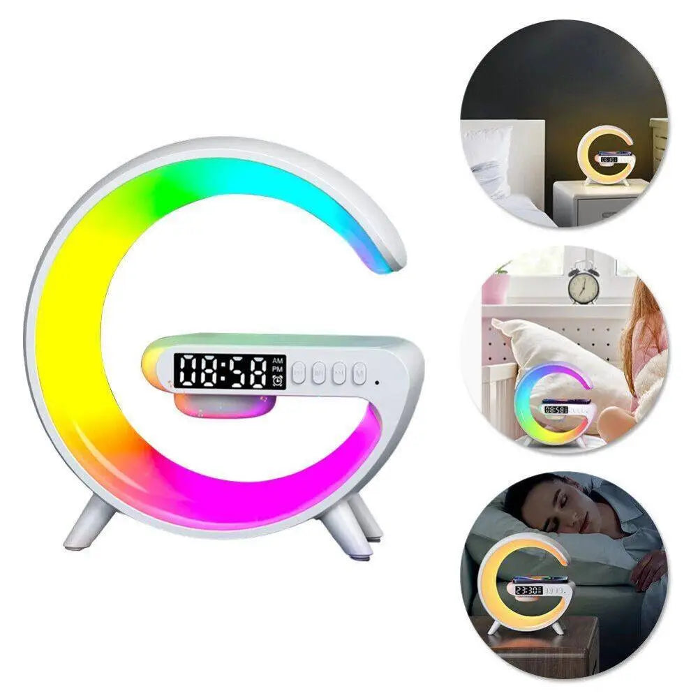 Smart-G RGB Lamp: Speaker, Charger, Alarm (3-in-1)