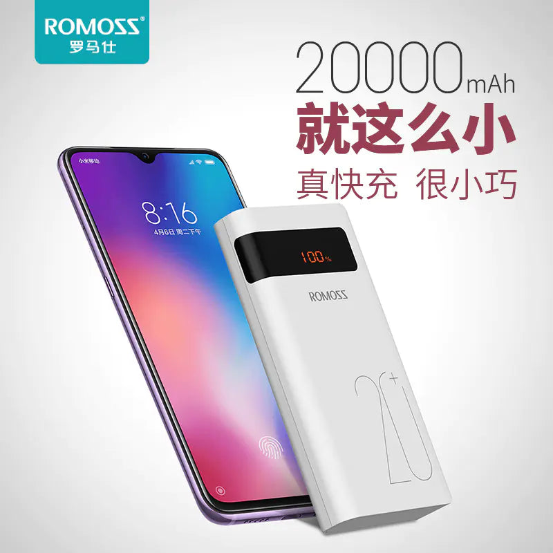 ROMOSS 20000mAh Power Bank - All Types