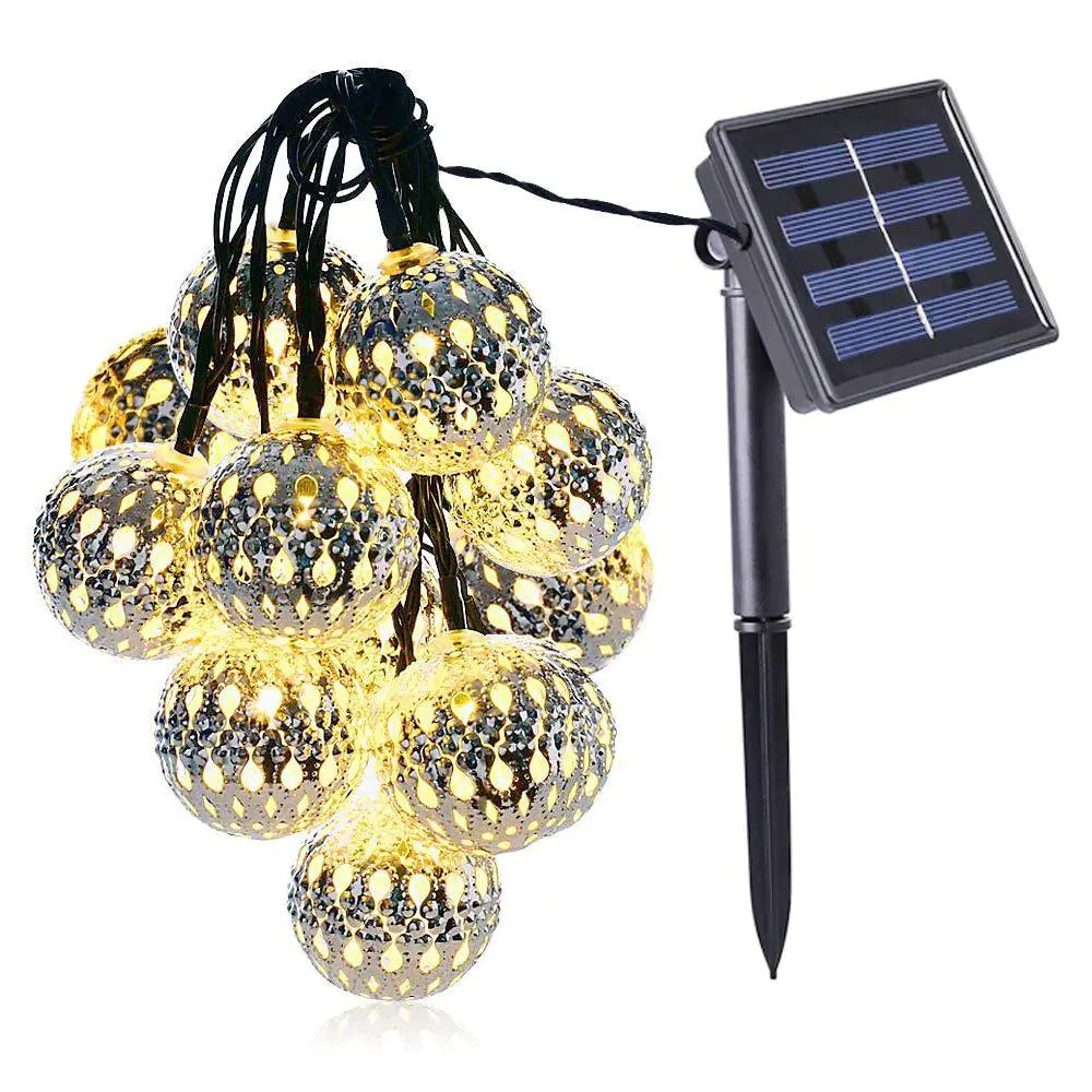 Solar Moroccan Waterproof LED String Lights