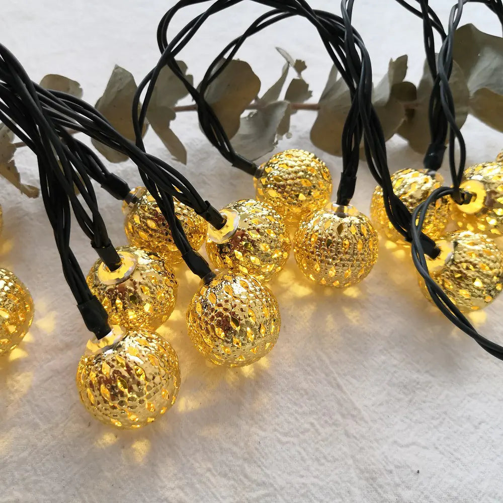 Solar Moroccan Waterproof LED String Lights