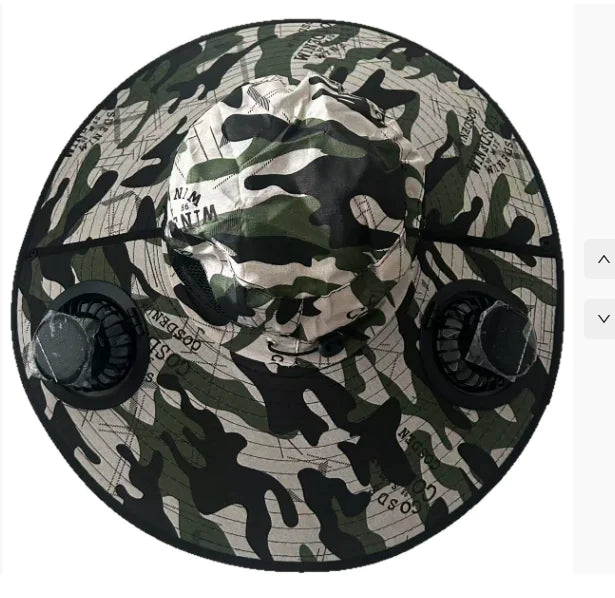 Solar Powered Fan Sun Protection Outdoor Hat
